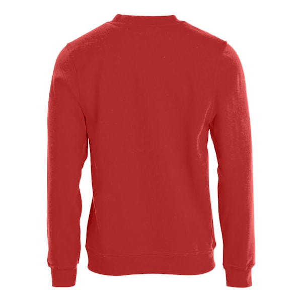 Clique Unisex Vuxen Basic Rund Hals Sweatshirt S Röd Red S