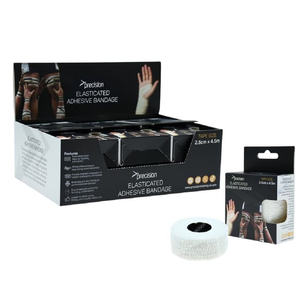 Precision Elastiskt Självhäftande Förband 5 cm x 4,5 m Vit White 5cm x 4.5m