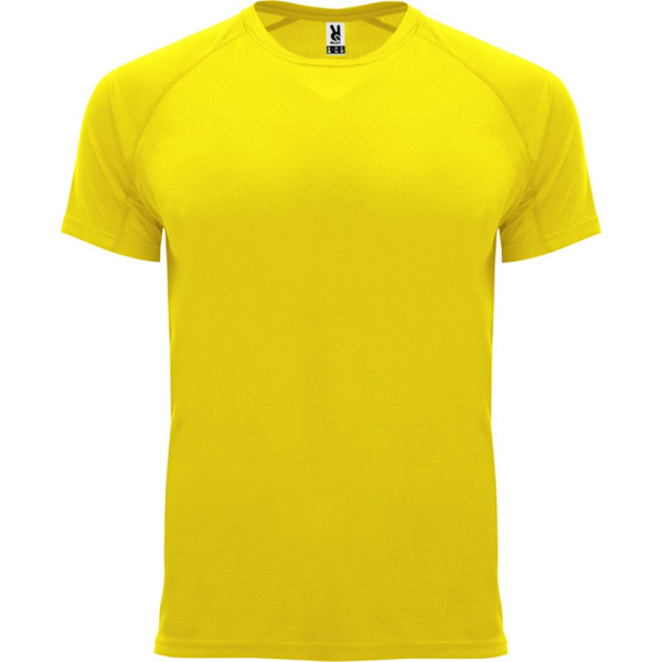 Roly Bahrain T-shirt för män, kortärmad, sport, XL, gul Yellow XL