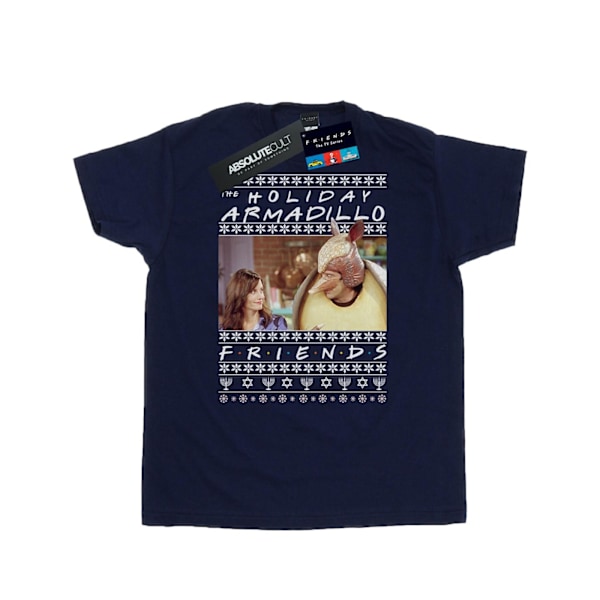 Friends Herr Fair Isle Holiday Armadillo T-shirt 3XL Marinblå Navy Blue 3XL