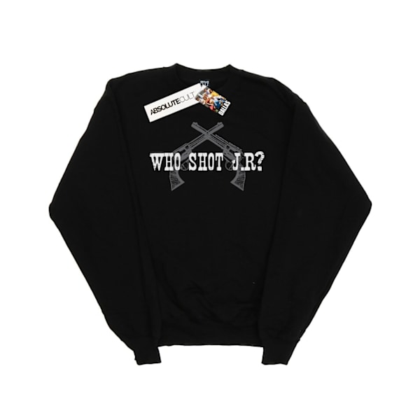 Dallas Mens Who Shot J.R. Sweatshirt 4XL Svart Black 4XL