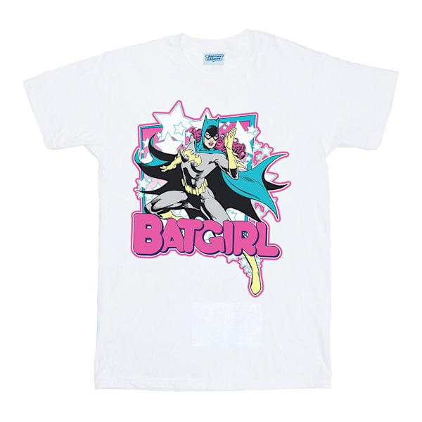 DC Comics Batgirl Leap T-shirt för pojkar 7-8 år Vit White 7-8 Years