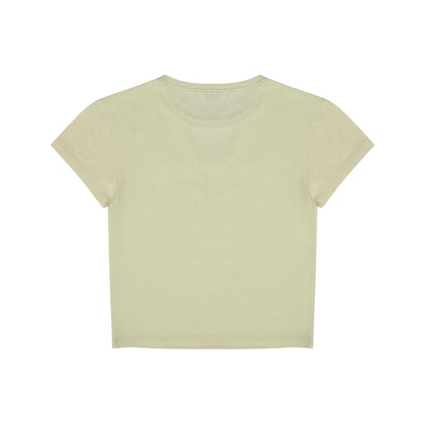 Jack Wills Dam/Dam Lemon Slim Croppad Topp 6 UK Lemon Lemon 6 UK