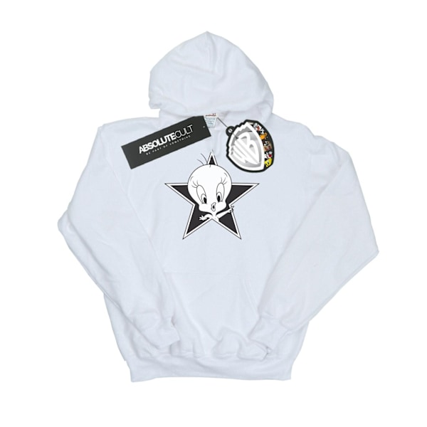 Looney Tunes Tweety Pie Mono Star Hoodie L Vit White L