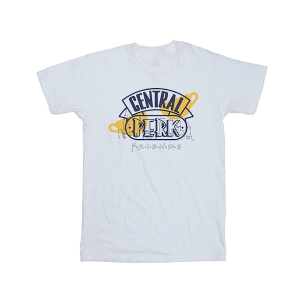 Friends T-shirt för män Central Perk L Vit White L