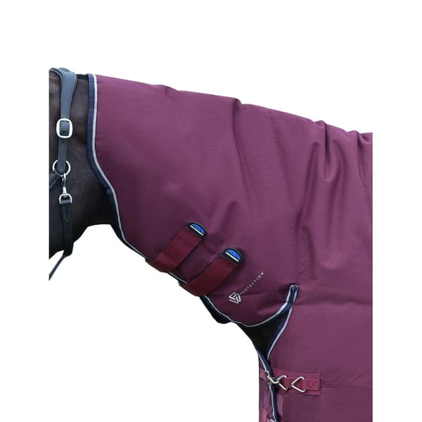 Weatherbeeta Comfitec Essential Combo Neck 50g Hästtäcke Burgundy/Navy 7´