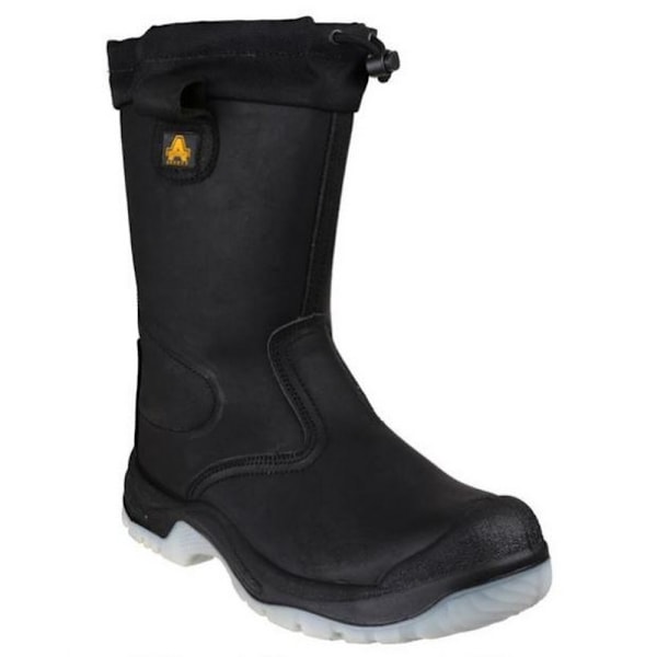 Amblers Steel FS209 Säkerhets Dragkedja / Dam Stövlar / Rigg Black 4 UK