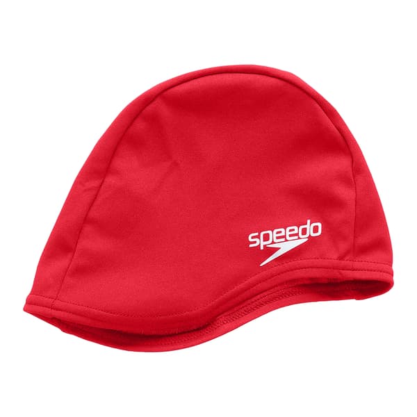 Speedo Unisex Vuxen Polyester Badmössa En Storlek Röd Red One Size