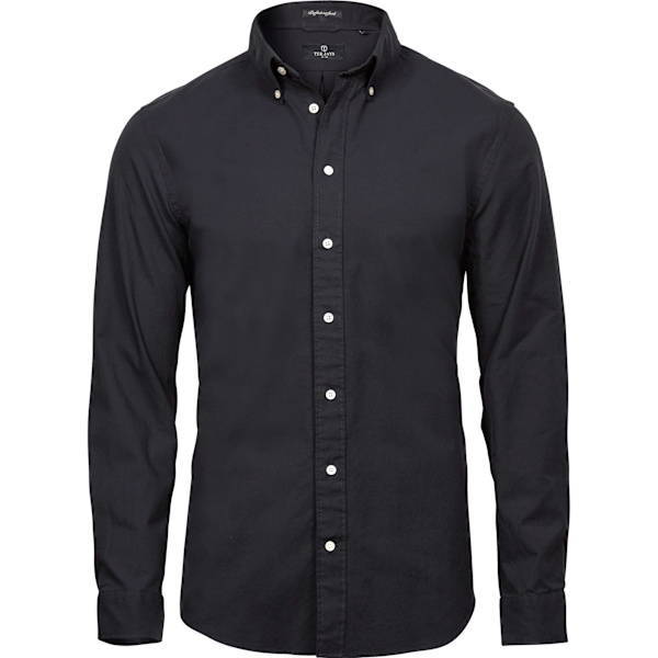 Tee Jays Herr Perfekt Oxford Skjorta 4XL Svart Black 4XL