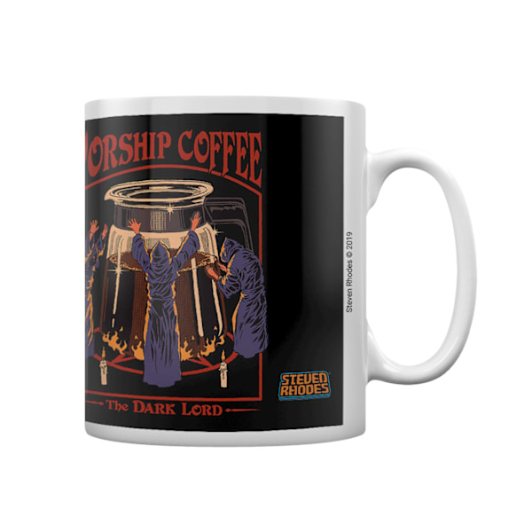 Steven Rhodes Worship Kaffeemugg En Storlek Vit/Svart/Röd White/Black/Red One Size