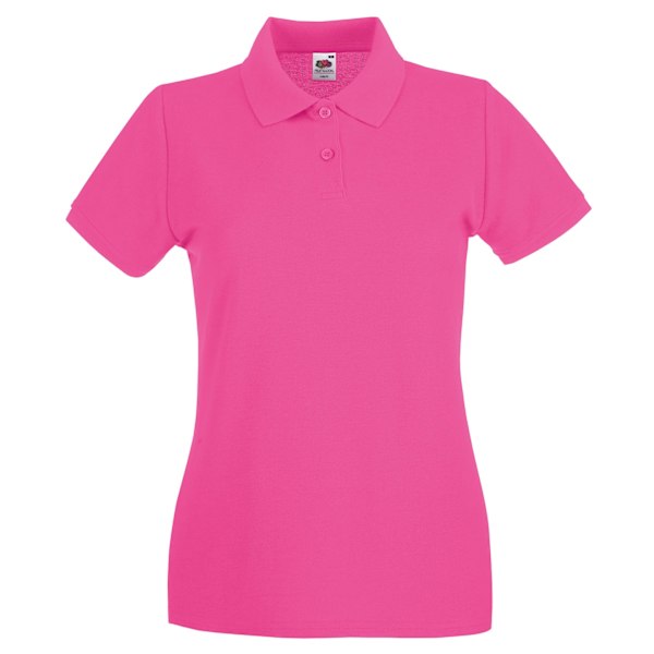 Fruit of the Loom Dam Premium Poloskjorta XS Fuchsia Fuchsia XS