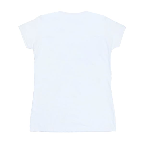 Disney Dam/Dam Mickey Mouse Vänner T-shirt i bomull M Vit White M