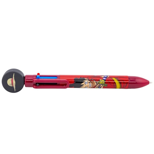 One Piece Wano Monkey D. Luffy Flerfärgad Penna En Storlek Röd/Svart Red/Black One Size