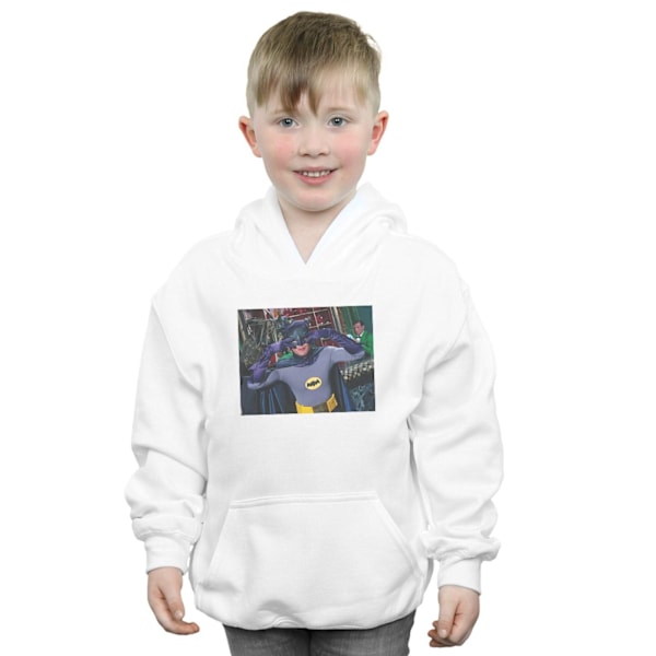 DC Comics Pojkar Batman TV-serie Batdance Foto Hoodie 9-11 år White 9-11 Years