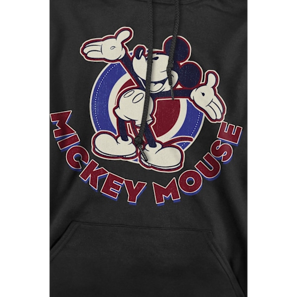 Disney Herr Americana Mickey Mouse Huvtröja S Svart Black S