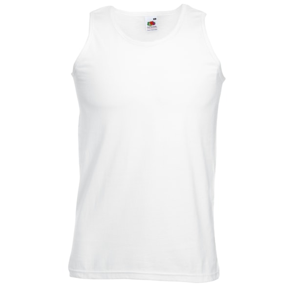 Fruit Of The Loom Herr Athletic Sleeveless Vest / Tank Top M Wh White M