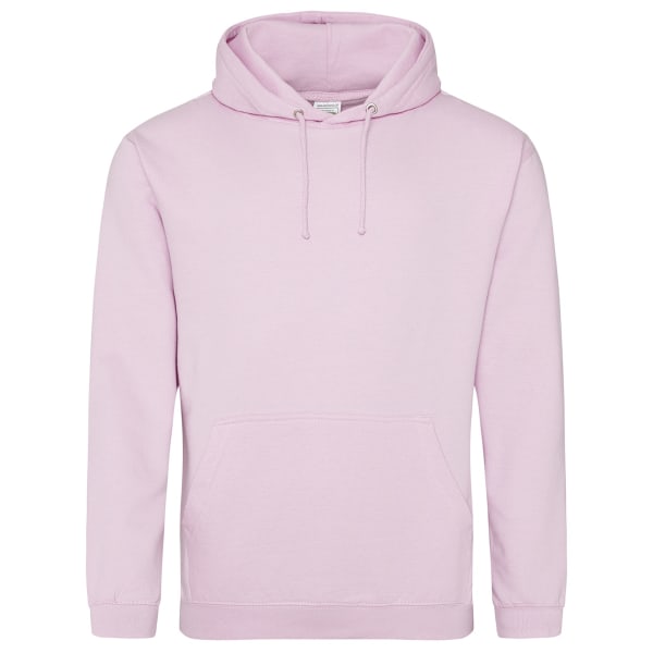 Awdis Unisex College Hooded Sweatshirt / Hoodie 5XL Baby Pink Baby Pink 5XL