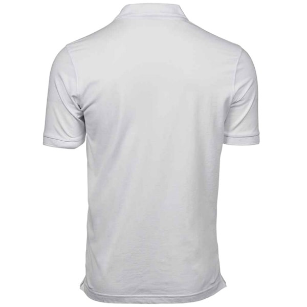 Tee Jays Lyxig Stretch Pikétröja för Män 4XL Vit White 4XL