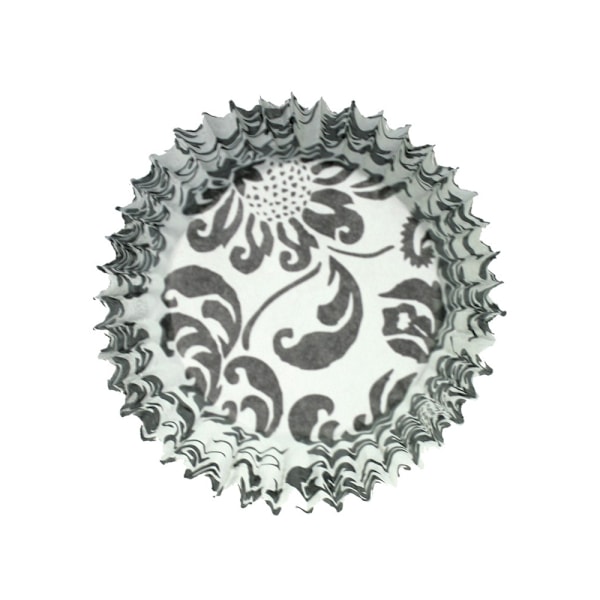 Culpitt Elegance Tryckta Muffin- och Cupcake-formar (Förpackning om 54) White/Grey One Size