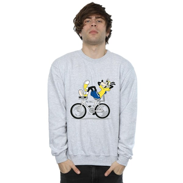 Disney Mens Goofy Tour De Goofy Sweatshirt XXL Sports Grey Sports Grey XXL