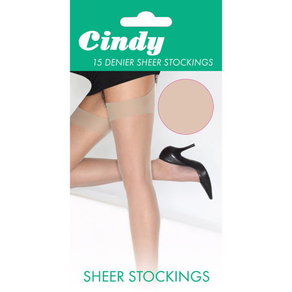 Cindy Dam/Dam 15 Denier Strumpor (1 par) One Size Bamboo One Size (UK Shoe 3-8)