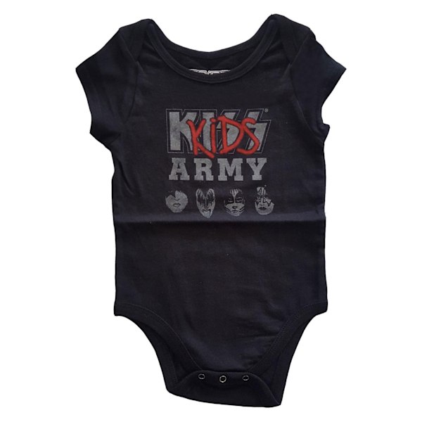 Kiss Baby Army Babygrow 12 månader Svart Black 12 Months