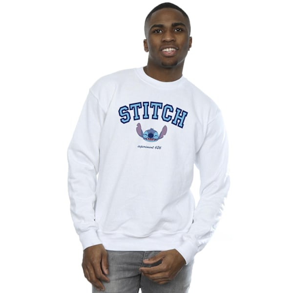 Disney Herr Lilo And Stitch Collegial Sweatshirt M Vit White M
