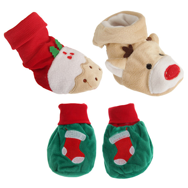 Bulk, Grossist, Partihandel, Utrensning Blandade Kläder (Klänningar, Assorted Baby Christmas Booties (Se Box 47