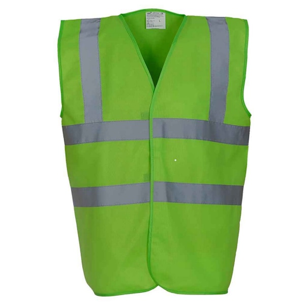 Yoko herr Band & Brace Hi-Vis väst M Lime Green Lime Green M