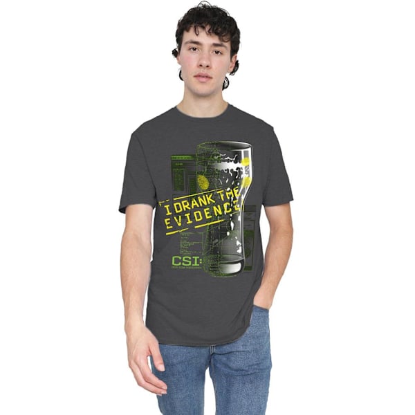 CSI Unisex Vuxen I Drack Beviset T-Shirt XL Kolgrå Charcoal XL