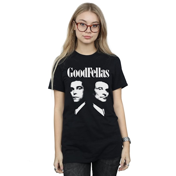 Goodfellas Dam/Damer Henry Och Tommy Bomull Boyfriend T-Shi Black M
