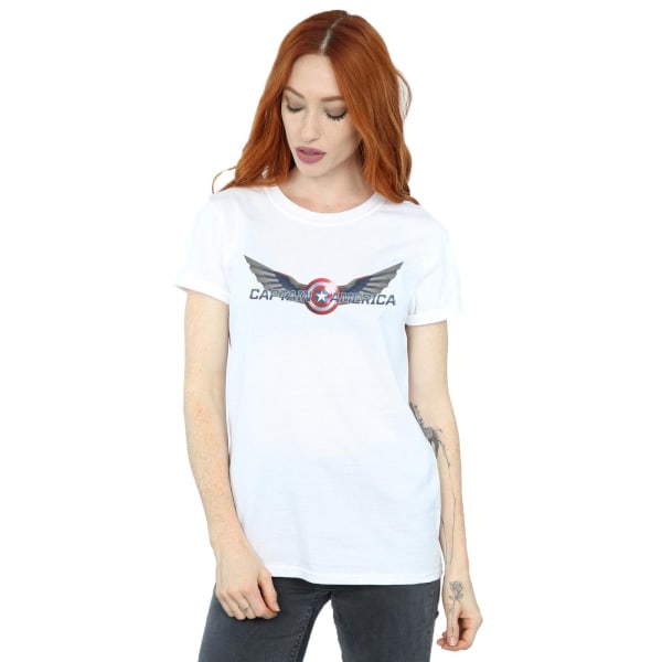 Marvel Womens/Ladies Falcon And The Winter Soldier Kapten Amer White L