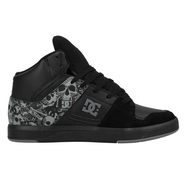 DC Mens Cure Skull Logo Mockaskor 12 UK Svart/Grå Black/Grey 12 UK