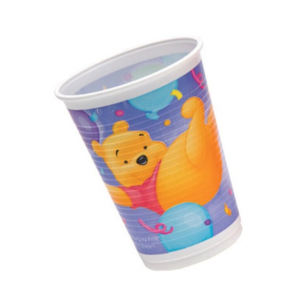 Winnie the Pooh Piglet Party Cup (10-pack) En Storlek Flerfärgad Multicoloured One Size