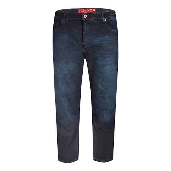 Duke Herr D555 Daniel Tapered Leg Kingsize Jeans 52S Blåsvart Blue Black 52S