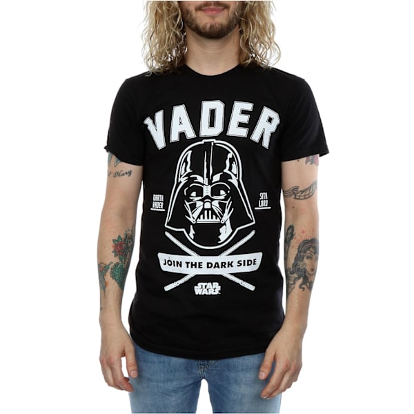 Star Wars Darth Vader Collegiate T-shirt för män, 3XL, svart Black 3XL