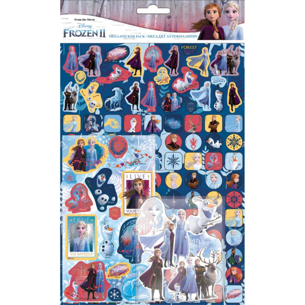 Frozen tecken A4-klistermärken (förpackning med 150 ) One Size Multicolou Multicoloured One Size
