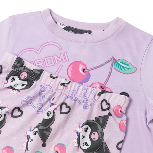 Hello Kitty Flickor Kuromi Lång Pyjamas Set 3-4 År Lila Purple 3-4 Years