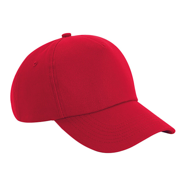 Beechfield Authentic 5-Panel Keps One Size Klassisk Röd Classic Red One Size