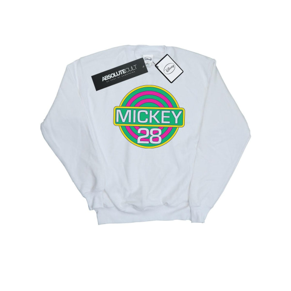 Disney Girls Musse Pigg Mickey 28 Sweatshirt 7-8 år Vit White 7-8 Years