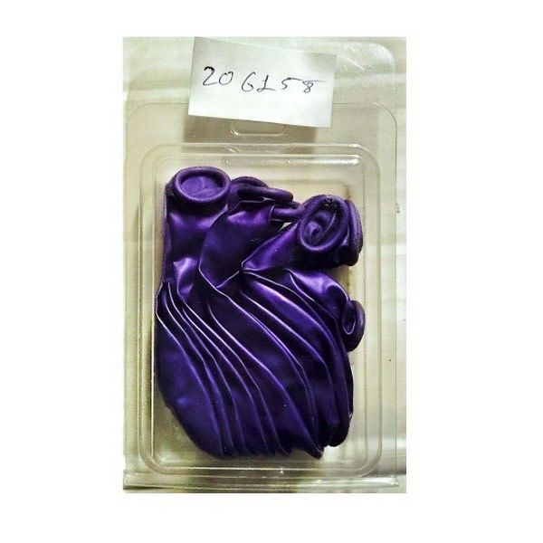 Everts Minipax Latex metalliska ballonger (pack med 12) One Size Vi Violet One Size