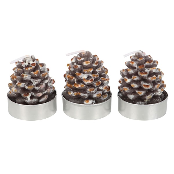 Something Different Tealight Kotteljus (6-pack) En Storlek Brown One Size