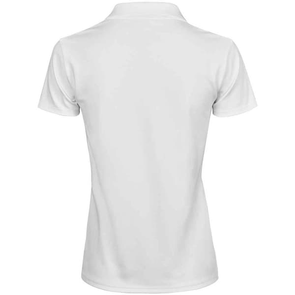 Tee Jays Dam/Damer Lyxig Stretch V-ringad Pikétröja S Vit White S