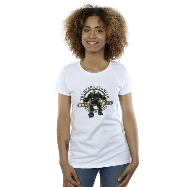 Marvel Womens/Ladies What If Hydra Stomper Rodgers bomullströja White L