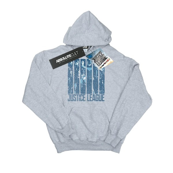 DC Comics Girls Justice League Movie Double Indigo Hoodie 5-6 år Sports Grey 5-6 Years