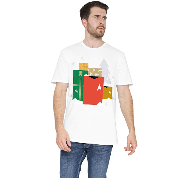 Star Trek: The Original Series Herr Julklapps T-shirt S White S