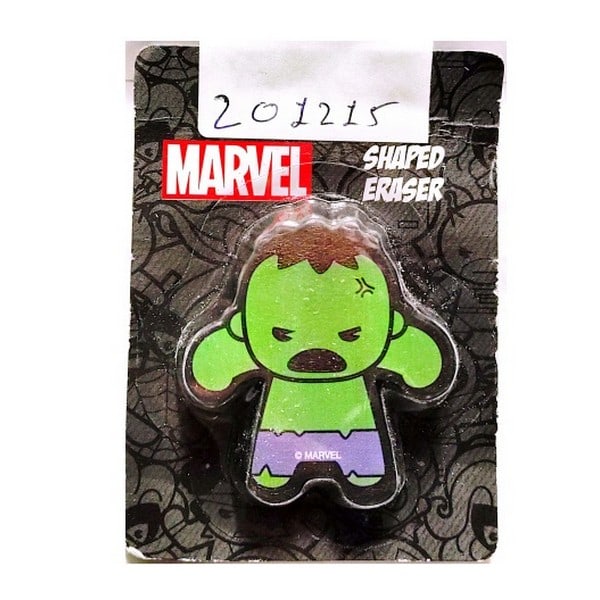 Marvel formad Hulk suddgummi One Size Grön/Lila/Svart Green/Purple/Black One Size