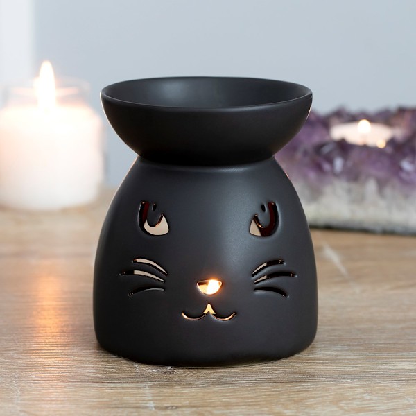 Något Annorlunda Katt Oljebrännare En Storlek Svart Black One Size