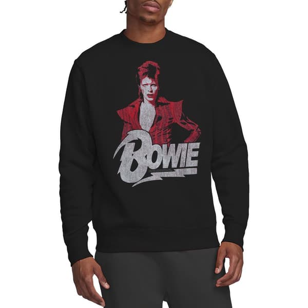 David Bowie Unisex Vuxen Diamond Sweatshirt S Svart Black S