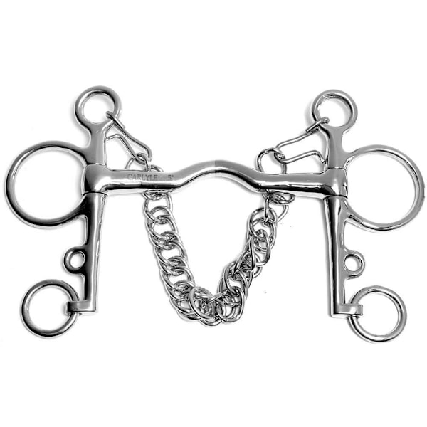 Korsteel Rostfritt Stål Cambridge Mun Pelham Stångbett 5.5in Silver Silver 5.5in
